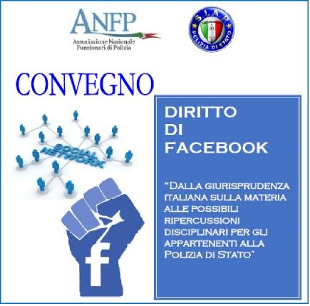 Torino, 13 aprile 2018: convegno, diritto di facebook associazione ... Polizia di stato area riservata