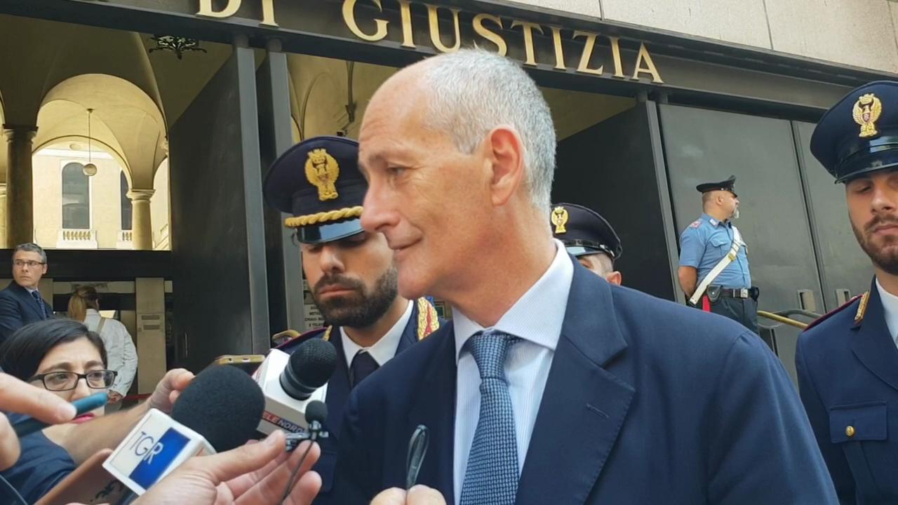 GABRIELLI IN VISITA AL TRIBUNALE DI GENOVA - GESTO ISTITUZIONALE ASSAI RILEVANTE