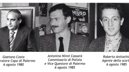 ANNIVERSARIO UCCISIONE CASSARA', ANFP: AMMAZZATO DA TUTTE LE COSCHE