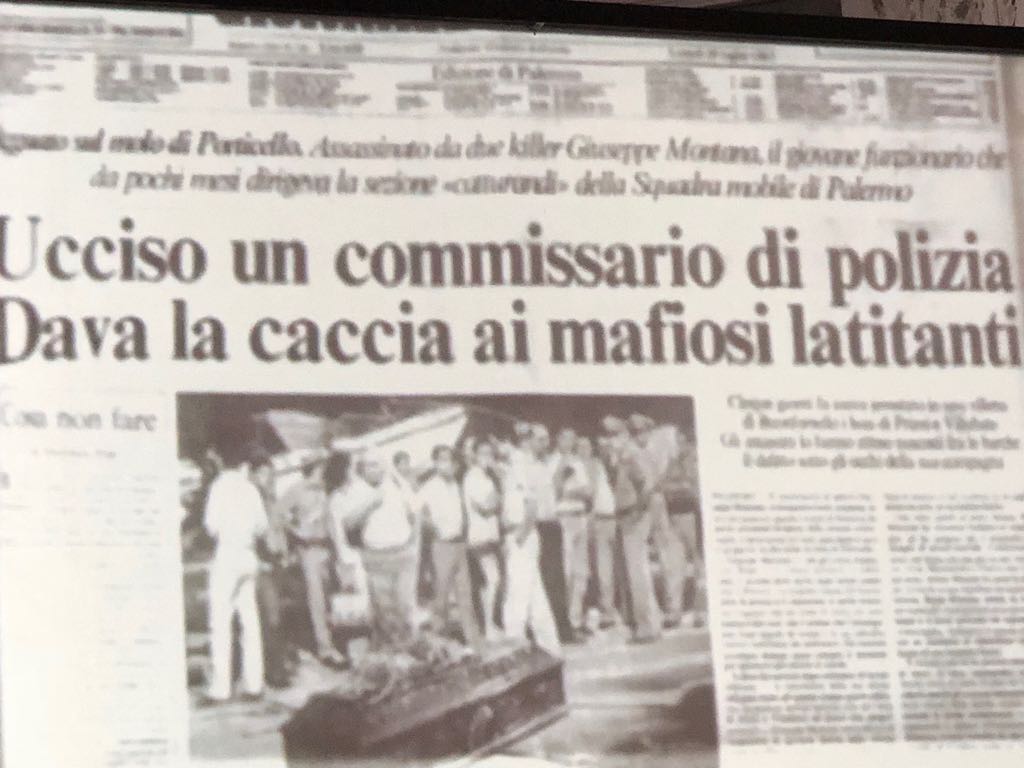 34^ ANNIVERSARIO UCCISIONE MONTANA, ANFP: NON DIMENTICHIAMO