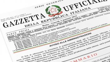 CORRETTIVO: PUBBLICATO IN GAZZETTA UFFICIALE