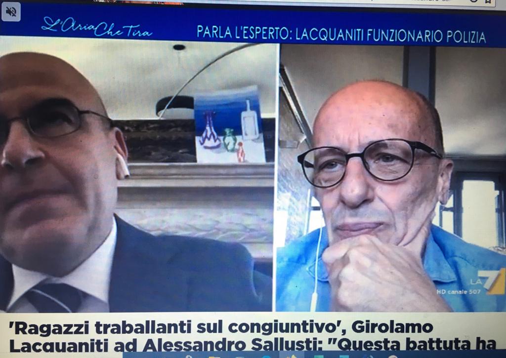INTERVENTO A L'ARIA CHE TIRA: SOLLECITATE DA LACQUANITI LE SCUSE DI SALLUSTI