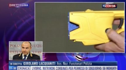 SICUREZZA: VIMINALE FERMA UTILIZZO TASER PER MOTIVI PRECAUZIONALI IN ATTESA DI ACCERTAMENTI.