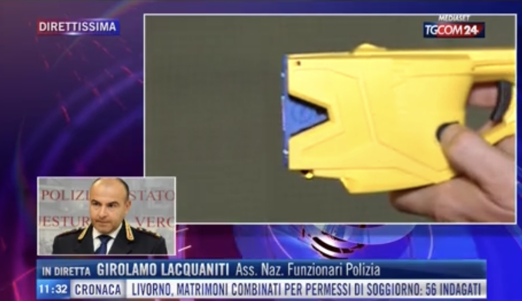 SICUREZZA: VIMINALE FERMA UTILIZZO TASER PER MOTIVI PRECAUZIONALI IN ATTESA DI ACCERTAMENTI.