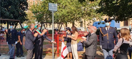 INTITOLATO PARCO A PAOLO SCROFANI  CADUTO PER L'ALTO SENSO DI RESPONSABILITÀ