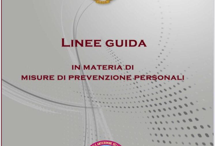 LINEE GUIDA IN MATERIA DI MISURE PERSONALI