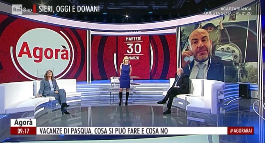 INTERVENTO AD AGORA': COVID VIAGGI ALL'ESTERO