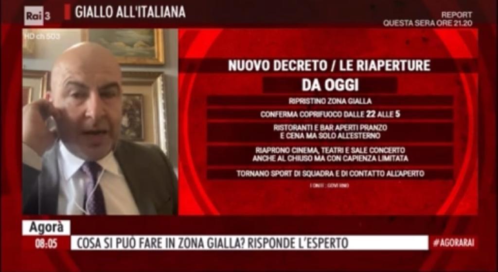 COVID-19: NUOVO DECRETO E RIPRISTINO ZONE GIALLE