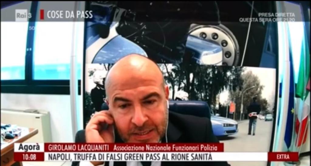 AGORA': L'INTERVISTA SU GREEN PASS FALSI