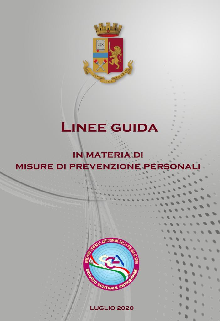 LINEE GUIDA IN MATERIA DI MISURE DI PREVENZIONE PERSONALI