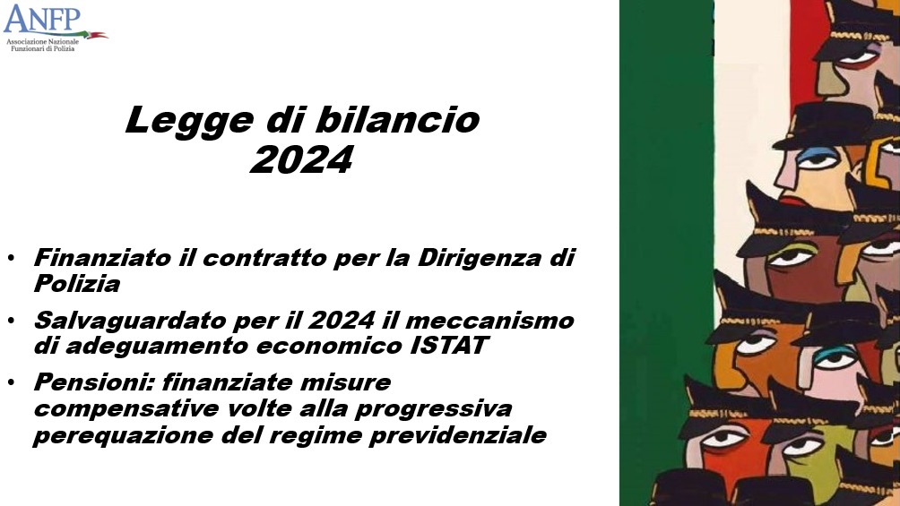 LEGGE DI BILANCIO 2024