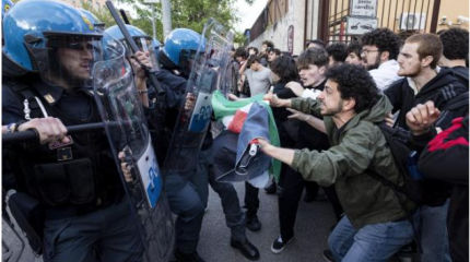 SAPIENZA: ANFP SCONTRI DA FRANGE DI COLLETTIVI ANTIDEMOCRATICI