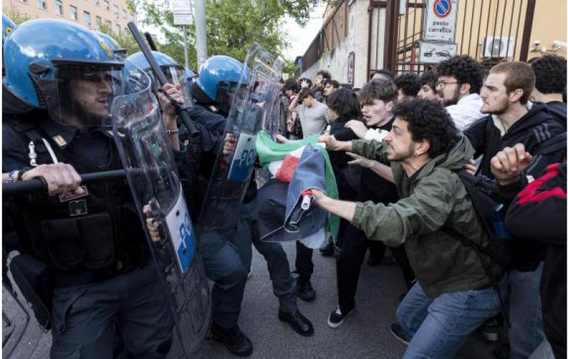 SAPIENZA: ANFP SCONTRI DA FRANGE DI COLLETTIVI ANTIDEMOCRATICI