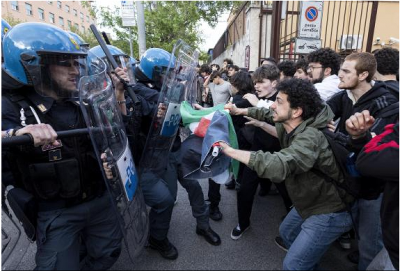 SAPIENZA: ANFP SCONTRI DA FRANGE DI COLLETTIVI ANTIDEMOCRATICI