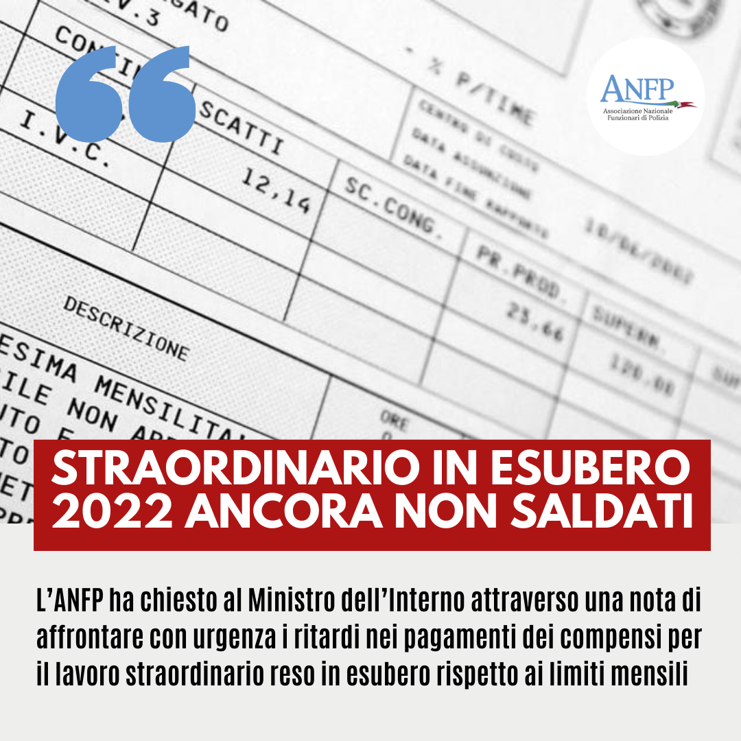 STRAORDINARI IN ESUBERO 2022: ANCORA NON SALDATI