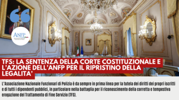 TFS: LA SENTENZA DELLA CORTE COSTITUZIONALE E L’AZIONE DELL’ANFP PER IL RIPRISTINO DELLA LEGALITA’