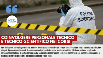 COINVOLGERE PERSONALE TECNICO E TECNICO-SCIENTIFICO NEI CORSI