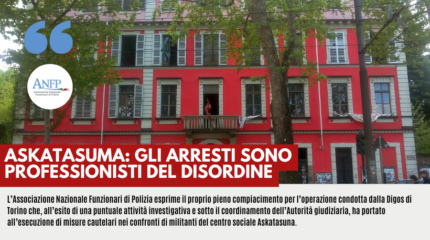 ASKATASUMA: GLI ARRESTI SONO PROFESSIONISTI DEL DISORDINE