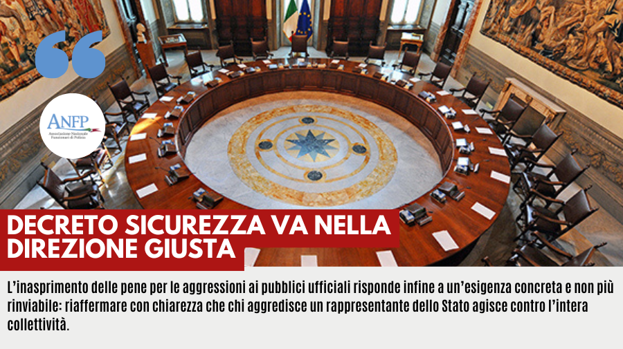 DECRETO SICUREZZA VA NELLA DIREZIONE GIUSTA