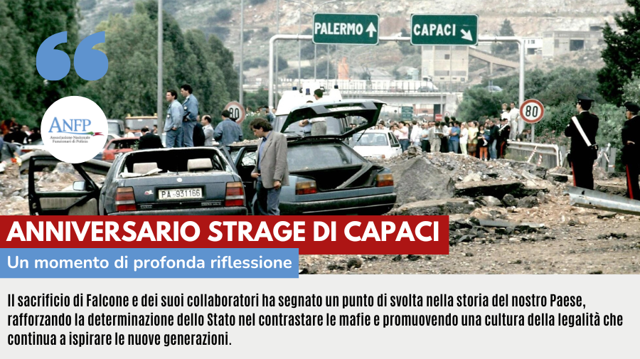 ANNIVERSARIO STRAGE CAPACI: UN MOMENTO DI PROFONDA RIFLESSIONE