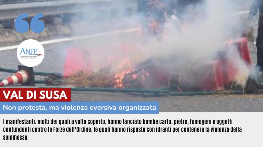 VAL DI SUSA: NON PROTESTA, MA VIOLENZA EVERSIVA ORGANIZZATA