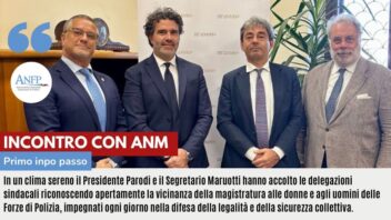 EDITORIALE: INCONTRO CON ANM, UN PRIMO PASSO IMPORTANTE