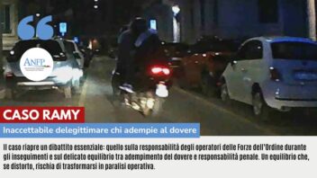 CASO RAMY: INACCETTABILE DELEGITTIMARE CHI ADEMPIE AL DOVERE