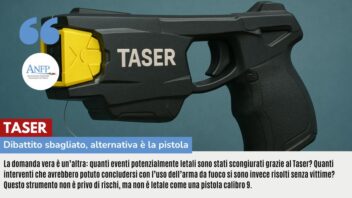 TASER: DIBATTITO SBAGLIATO ALTERNATIVA E’ PISTOLA