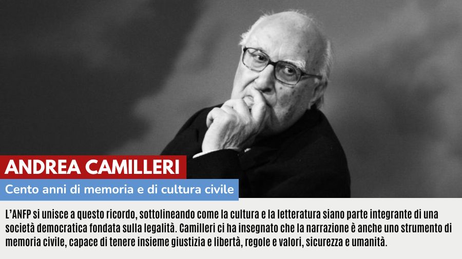 CAMILLERI: CENTO ANNI DI MEMORIA E DI CULTURA CIVILE