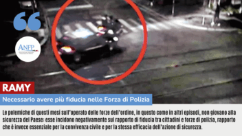 RAMY: NECESSARIO AVERE PIU’ FIDUCIA NELLE FORZE DI POLIZIA