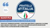 MANOVRA: CONFRONTO CON FRATELLI D'ITALIA, MERCOLEDI' 29 OTTOBRE ORE 14.00