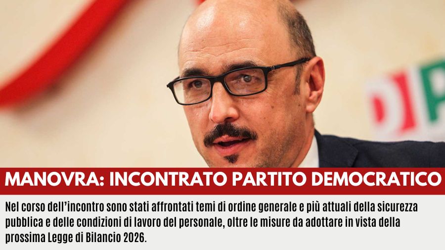 MANOVRA: INCONTRATO PARTITO DEMOCRATICO