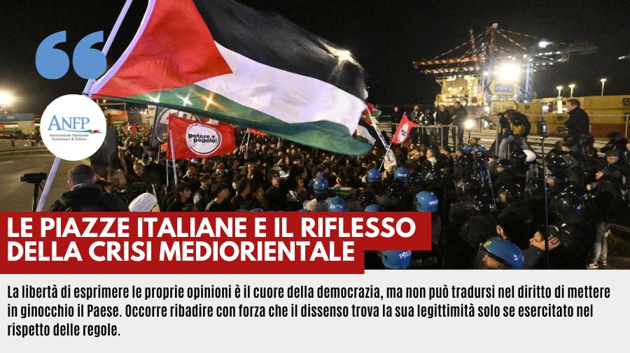 EDITORIALE: LE PIAZZE ITALIANE E IL RIFLESSO DELLA CRISI MEDIORIENTALE