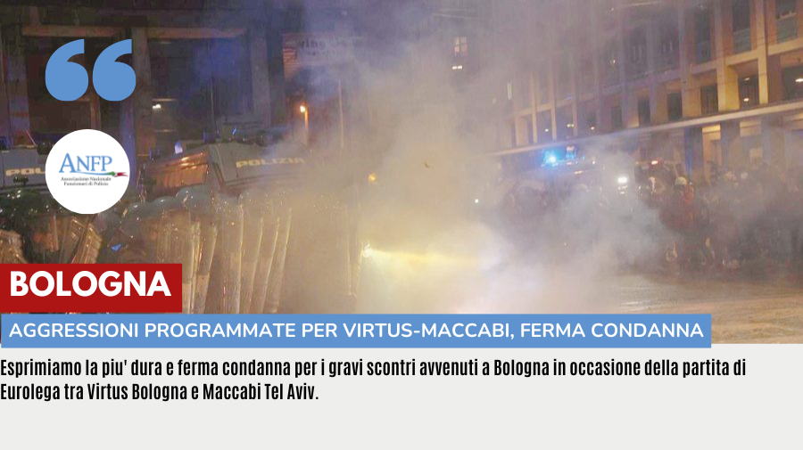 BOLOGNA: AGGRESSIONI PROGRAMMATE PER VIRTUS-MACCABI, FERMA CONDANNA