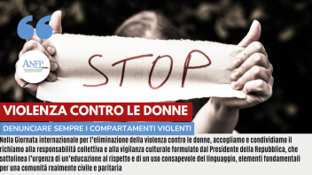 VIOLENZA CONTRO LE DONNE: DENUNCIARE SEMPRE I COMPARTAMENTI VIOLENTI