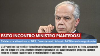 ESITO INCONTRO MINISTRO: RICHIAMATA ATTENZIONE SU PUBBLICAZIONE DPR, FINANZIAMENTO TRIENNIO 2024/26 E AVVIO NEGOZIATO