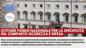 ISTITUIRE FONDO NAZIONALE PER LA SPECIFICITÀ DEL COMPARTO SICUREZZA E DIFESA