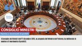 CONSIGLIO MINISTRI: NOMINE E MOVIMENTO DI PREFETTI