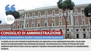 CONSIGLIO DI AMMINISTRAZIONE: MERITO, RESPONSABILITA’ E SACRIFICI – IL DOVERE DI SCELTE TRASPARENTI