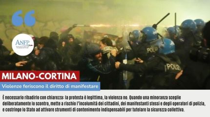 MILANO-CORTINA: VIOLENZE FERISCONO IL DIRITTO DI MANIFESTARE