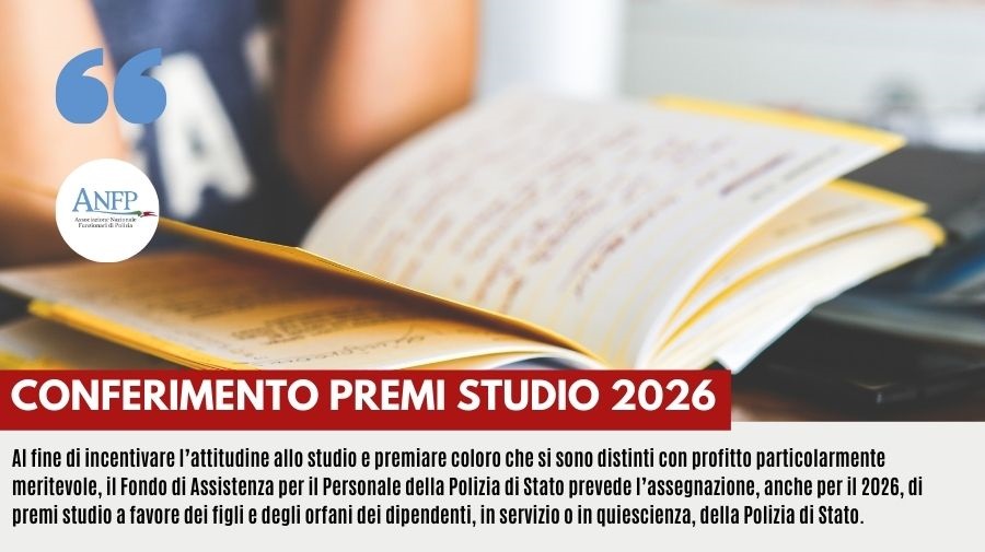 CONFERIMENTO PREMI STUDIO 2026