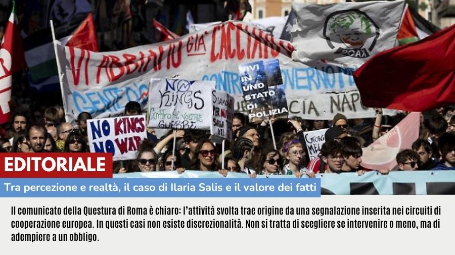 EDITORIALE: TRA PERCEZIONE E REALTÀ, IL CASO ILARIA SALIS E IL VALORE DEI FATTI