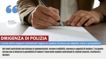 DIRIGENZA DI POLIZIA: L’AVVIO DELLE STAGIONI CONTRATTUALI SEGNA UN CAMBIO DI PASSO PER DIGNITÀ, RUOLO E PROSPETTIVE