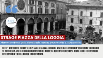 STRAGE DI PIAZZA DELLA LOGGIA: MEMORIA E DIFESA DELLA DEMOCRAZIA RESTANO DOVERE CIVILE E ISTITUZIONALE