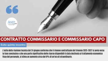 CONTRATTO COMMISSARIO E COMMISSARIO CAPO: ESITO QUINTO INCONTRO