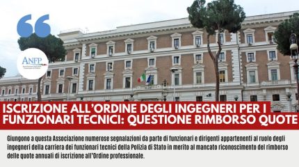 ISCRIZIONE ALL'ORDINE DEGLI INGEGNERI PER I FUNZIONARI TECNICI: QUESTIONE RIMBORSO QUOTE