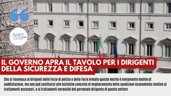 IL GOVERNO APRA IL TAVOLO PER I DIRIGENTI DELLA SICUREZZA E DIFESA