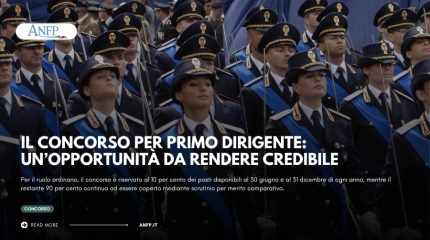 IL CONCORSO PER PRIMO DIRIGENTE: UN'OPPORTUNITÀ DA RENDERE CREDIBILE