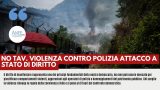 NO TAV VIOLENZA CONTRO POLIZIA ATTACCO A STATO DI DIRITTO