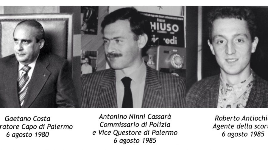 6 AGOSTO: NINNI CASSARÀ, ROBERTO ANTIOCHIA E GAETANO COSTA. IL DOVERE DELLA MEMORIA, LA FORZA DEI VALORI COSTITUZIONALI